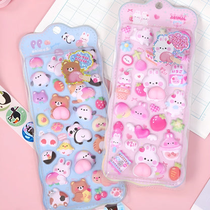 Mochi Mochi Puffy Stickers - Squishy Edition