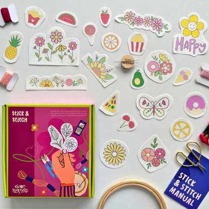 Embroidery Stickers Set